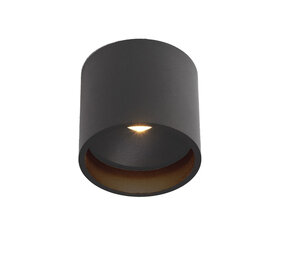 Artdelight Deckenleuchte Orleans Ø 11 cm H 10 cm schwarz Artdelight Deckenleuchte Orleans Ø 11 cm H 10 cm schwarz
