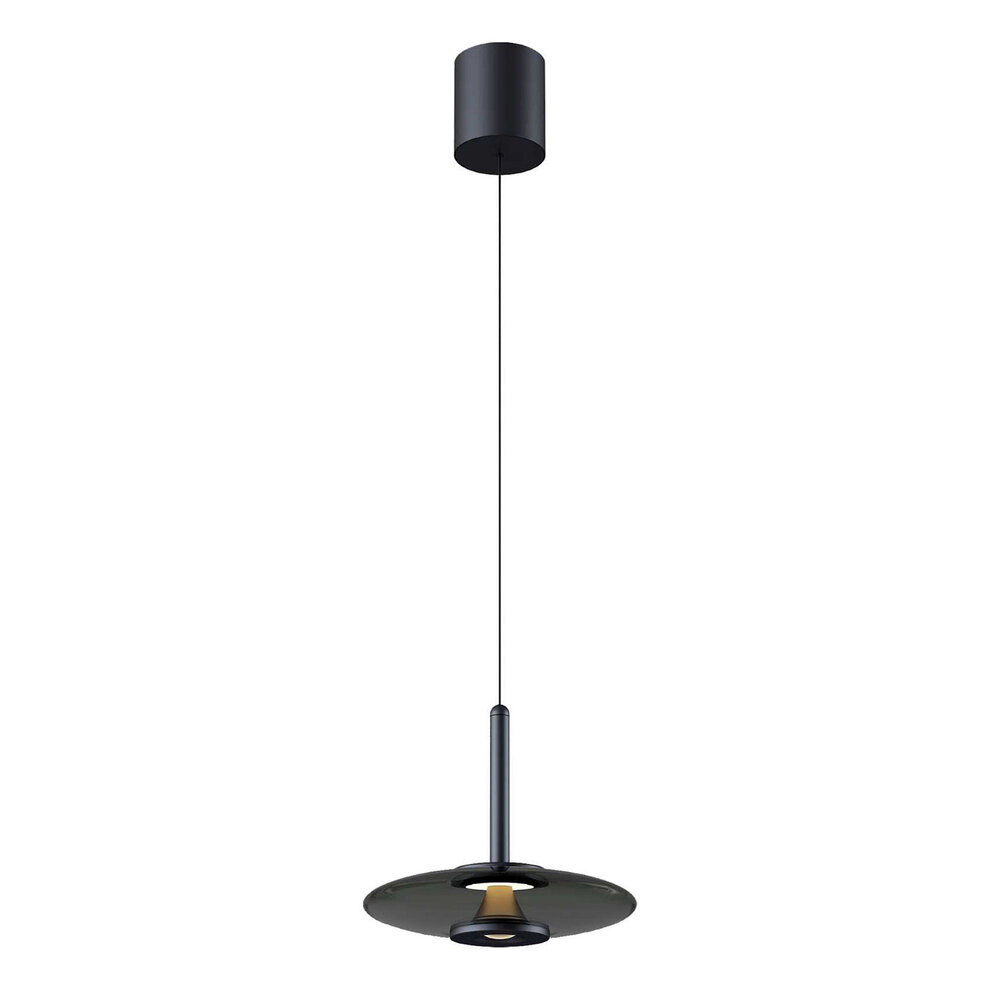 Artdelight Hängeleuchte Madison 1 Licht Ø 22 cm comfort lift schwarz Artdelight Hängeleuchte Madison 1 Licht Ø 22 cm comfort lift schwarz