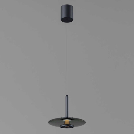 Artdelight Hängeleuchte Madison 1 Licht Ø 22 cm comfort lift schwarz Artdelight Hängeleuchte Madison 1 Licht Ø 22 cm comfort lift schwarz