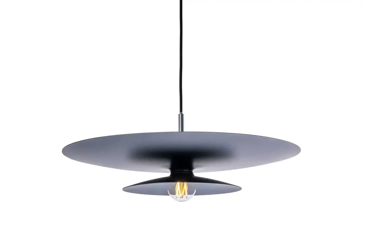 Artdelight Hängeleuchte Linares 1 Licht Ø 50 cm schwarz Artdelight Hängeleuchte Linares 1 Licht Ø 50 cm schwarz