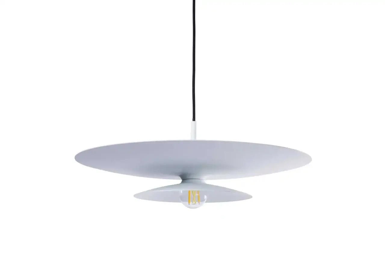 Artdelight Hängeleuchte Linares 1 Licht Ø 50 cm weiß Artdelight Hängeleuchte Linares 1 Licht Ø 50 cm weiß
