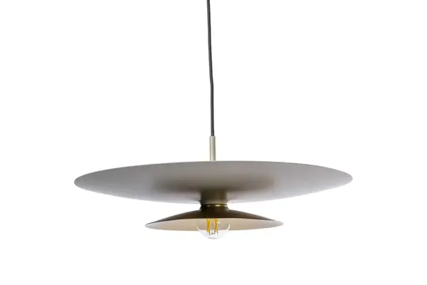 Artdelight Hängeleuchte Linares 1 Licht Ø 50 cm khaki Artdelight Hängeleuchte Linares 1 Licht Ø 50 cm khaki