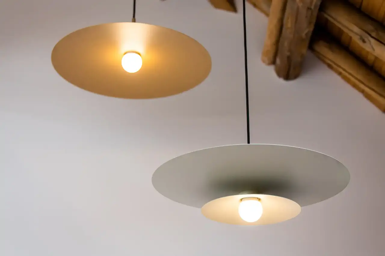 Artdelight Hängeleuchte Linares 1 Licht Ø 50 cm khaki Artdelight Hängeleuchte Linares 1 Licht Ø 50 cm khaki