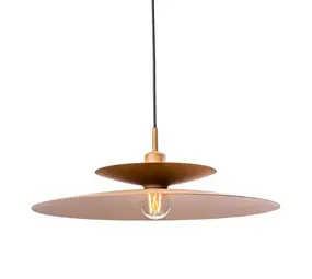 Artdelight Hängeleuchte Linares 1 Licht Ø 50 cm hellbraun Artdelight Hängeleuchte Linares 1 Licht Ø 50 cm hellbraun