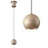 Hängeleuchte Miami 1 Licht Ø 10 cm comfort lift champagner Hängeleuchte Miami 1 Licht Ø 10 cm comfort lift champagner