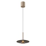 Artdelight Hängeleuchte Madison 1 Licht Ø 22 cm comfort lift champagner Artdelight Hängeleuchte Madison 1 Licht Ø 22 cm comfort lift champagner