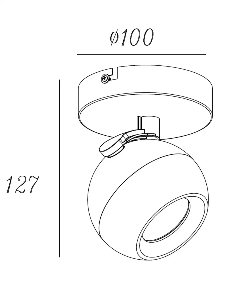 Artdelight Spot Bolero 1 Licht schwarz Artdelight Spot Bolero 1 Licht schwarz