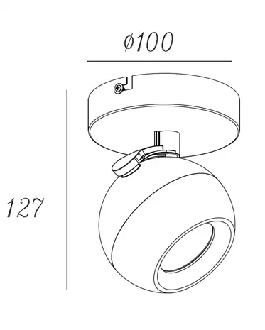 Artdelight Spot Bolero 1 Licht schwarz Artdelight Spot Bolero 1 Licht schwarz