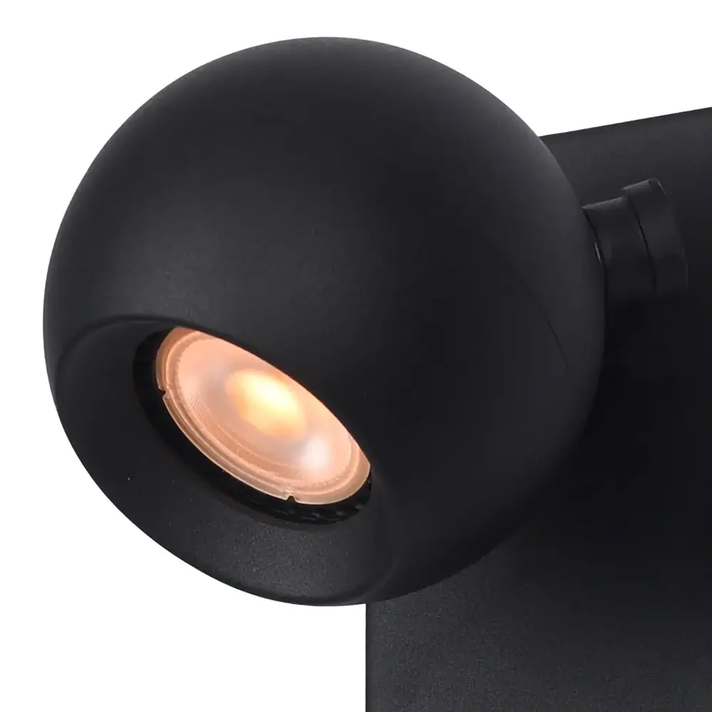 Artdelight Wandleuchte Bolero 1 Licht schwarz Artdelight Wandleuchte Bolero 1 Licht schwarz