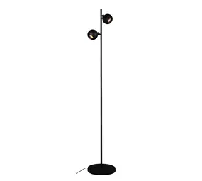 Artdelight Stehleuchte Bolero 2 Licht H 150 cm schwarz Artdelight Stehleuchte Bolero 2 Licht H 150 cm schwarz