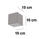 Artdelight Wandleuchte Gymm 10x10 cm exkl. G9 champagner Artdelight Wandleuchte Gymm 10x10 cm exkl. G9 champagner