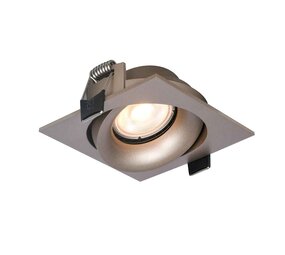 Artdelight Einbaustrahler Alice quadratisch 9 cm GU10 champagner Artdelight Einbaustrahler Alice quadratisch 9 cm GU10 champagner