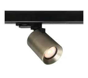 Artdelight TRACK Megano Stromschienenstrahler - 1-Phasen Stromschienensystem / Stromschienenbeleuchtung - 1xGU10 - antik bronze Artdelight TRACK Megano Stromschienenstrahler - 1-Phasen Stromschienensystem / Stromschienenbeleuchtung - 1xGU10 - antik bronze