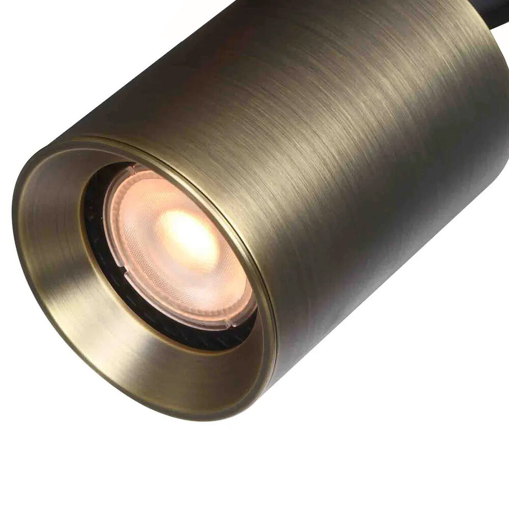 Artdelight TRACK Megano Stromschienenstrahler - 1-Phasen Stromschienensystem / Stromschienenbeleuchtung - 1xGU10 - antik bronze Artdelight TRACK Megano Stromschienenstrahler - 1-Phasen Stromschienensystem / Stromschienenbeleuchtung - 1xGU10 - antik bronze