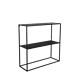 Mirrors and more Beistelltisch Chloe H 80 cm B 80 cm schwarz Mirrors and more Beistelltisch Chloe H 80 cm B 80 cm schwarz