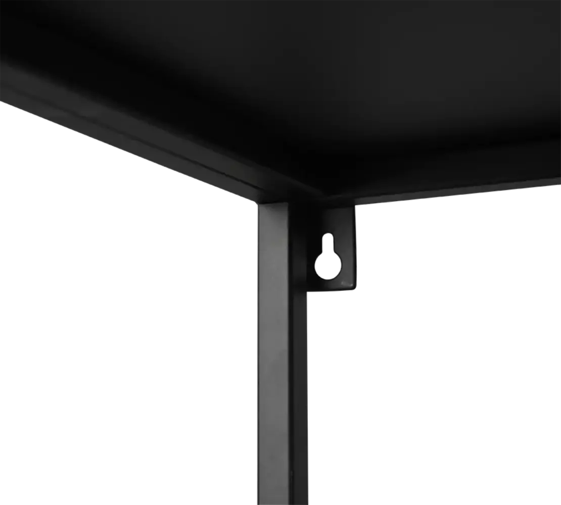 Mirrors and more Beistelltisch Chloe H 80 cm B 80 cm schwarz