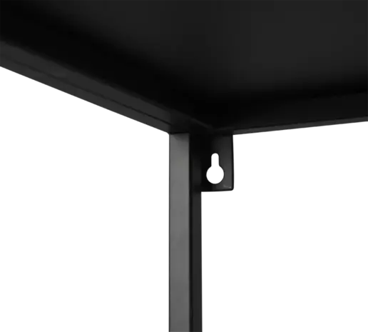 Mirrors and more Beistelltisch Chloe H 80 cm B 80 cm schwarz