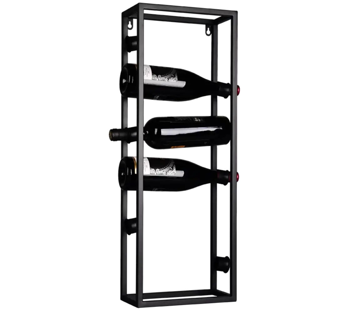 Mirrors and more Weinregal Anna Wand 6 Flaschen H 70 cm schwarz Mirrors and more Weinregal Anna Wand 6 Flaschen H 70 cm schwarz