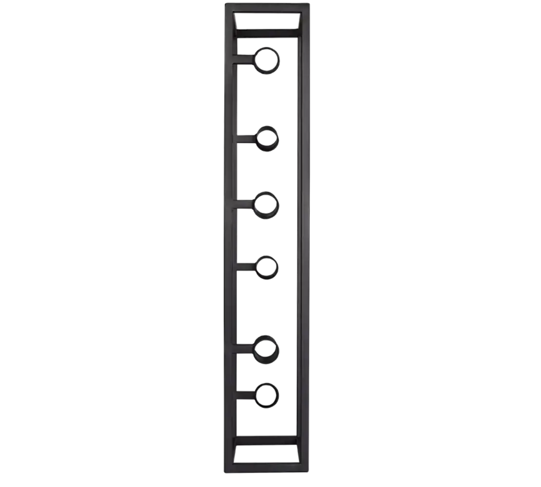 Mirrors and more Weinregal Anna Wand 6 Flaschen H 70 cm schwarz Mirrors and more Weinregal Anna Wand 6 Flaschen H 70 cm schwarz