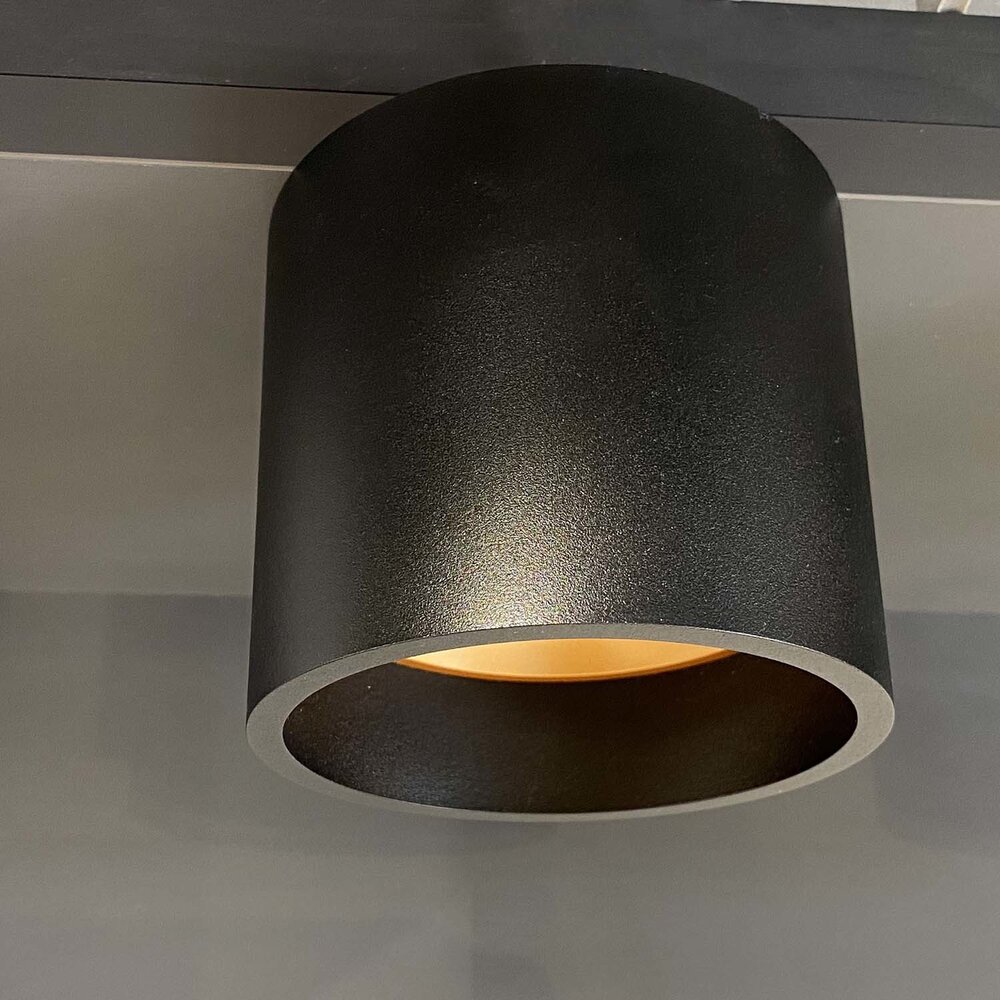 Artdelight Deckenleuchte Orleans Ø 11 cm H 10 cm schwarz-gold Artdelight Deckenleuchte Orleans Ø 11 cm H 10 cm schwarz-gold