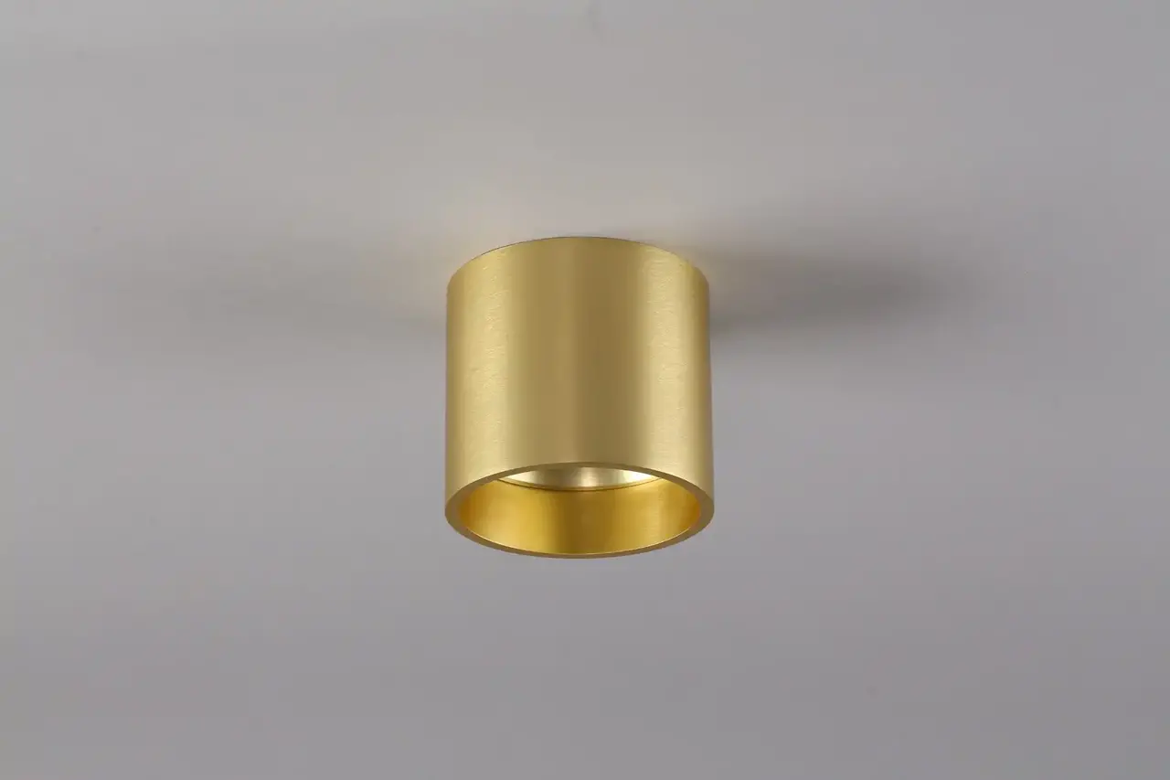 Artdelight Deckenleuchte Orleans Ø 11 cm H 10 cm matt gold Artdelight Deckenleuchte Orleans Ø 11 cm H 10 cm matt gold