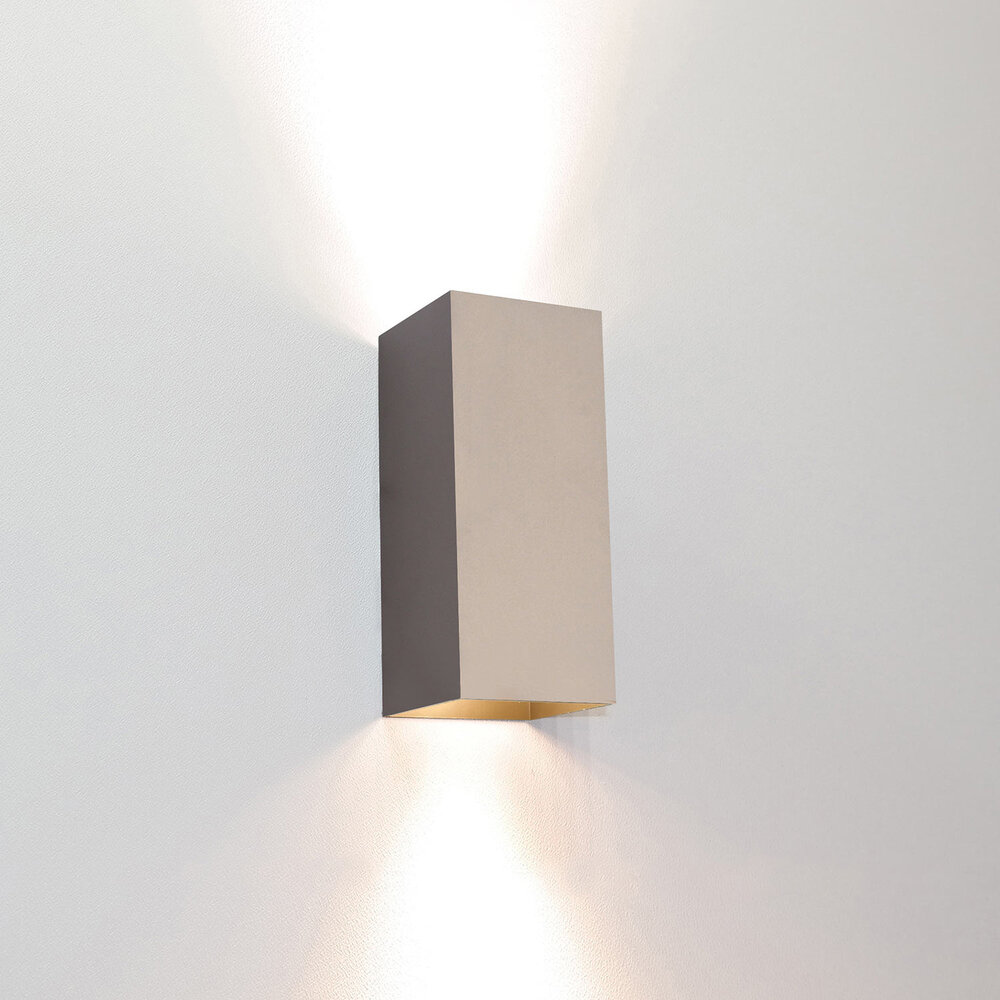 Artdelight Wandleuchte Dante 2 Licht 15,5 x 6,5 cm Champagner Artdelight Wandleuchte Dante 2 Licht 15,5 x 6,5 cm Champagner