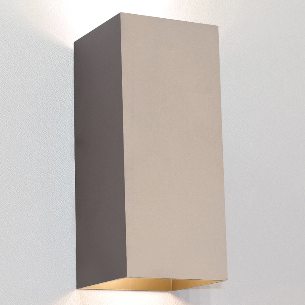 Artdelight Wandleuchte Dante 2 Licht 15,5 x 6,5 cm Champagner Artdelight Wandleuchte Dante 2 Licht 15,5 x 6,5 cm Champagner