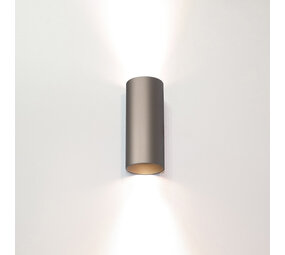 Artdelight Wandleuchte Roulo 2 Licht H 15.4 Ø 6.5 cm Champagner Artdelight Wandleuchte Roulo 2 Licht H 15.4 Ø 6.5 cm Champagner