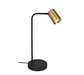 Artdelight Tischleuchte Megano H 45 cm Schwarz Gold Artdelight Tischleuchte Megano H 45 cm Schwarz Gold