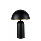 Artdelight Tischleuchte Best H 37.5 cm Schwarz Gold Artdelight Tischleuchte Best H 37.5 cm Schwarz Gold