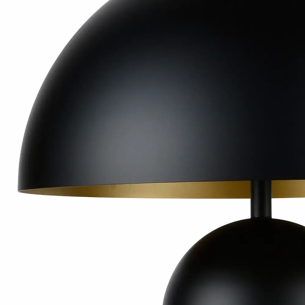 Artdelight Tischleuchte Best H 50 cm Schwarz Gold Artdelight Tischleuchte Best H 50 cm Schwarz Gold