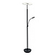 Artdelight Stehleuchte Riva 2 Licht H 180 cm schwarz Artdelight Stehleuchte Riva 2 Licht H 180 cm schwarz