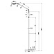 Artdelight Stehleuchte UFO H 140 cm Chrom matt Artdelight Stehleuchte UFO H 140 cm Chrom matt