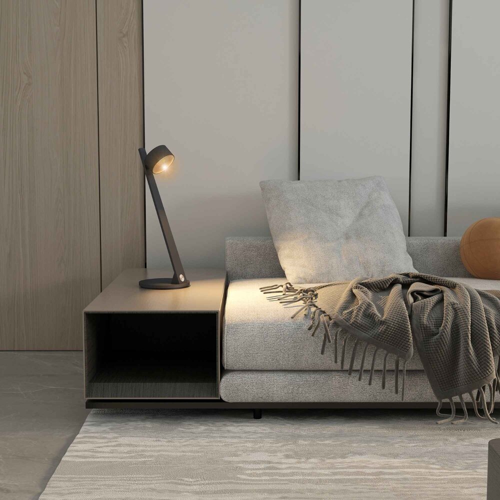 Artdelight Tischleuchte Omega H 49 cm schwarz Artdelight Tischleuchte Omega H 49 cm schwarz