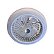 CristalRecord Deckenventilator Iris mit Lautsprecher Ø 45 cm RGB weiß CristalRecord Deckenventilator Iris mit Lautsprecher Ø 45 cm RGB weiß