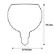 Segula Lampe Floating LED G150 4W 240LM 2200K Dimmbar Gold Segula Lampe Floating LED G150 4W 240LM 2200K Dimmbar Gold