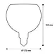Segula Lampe Floating LED G125 6W 220LM 1900K Dimmbar Smoke Segula Lampe Floating LED G125 6W 220LM 1900K Dimmbar Smoke