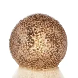 VillaFlor Tischlampe Muschel Wangi Gold Glühbirne Ø 40 cm braun gold VillaFlor Tischlampe Muschel Wangi Gold Glühbirne Ø 40 cm braun gold