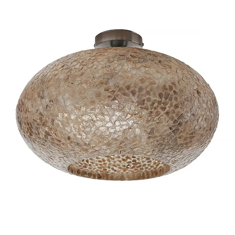 VillaFlor Deckenleuchte Muschel Wangi Gold Ufo Ø 40 cm braun gold VillaFlor Deckenleuchte Muschel Wangi Gold Ufo Ø 40 cm braun gold