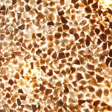 VillaFlor Tischlampe Muschel Wangi Gold Glühbirne Ø 40 cm braun gold VillaFlor Tischlampe Muschel Wangi Gold Glühbirne Ø 40 cm braun gold