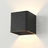 Wandleuchte Fulda 10x10 cm schwarz Wandleuchte Fulda 10x10 cm schwarz