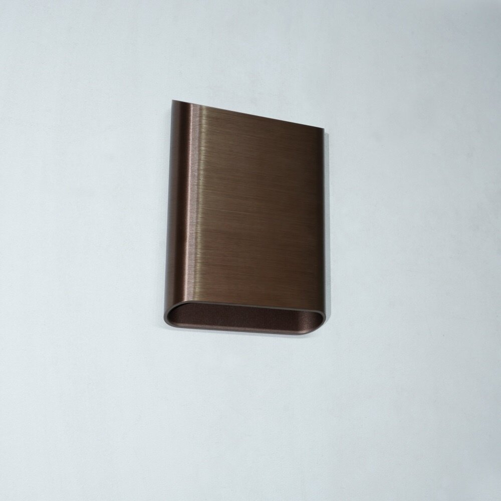 Artdelight Wandleuchte Diaz Large H 20 cm Kupfer Bronze