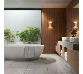 Artdelight Wandleuchte Diaz Large H 20 cm champagner