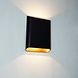 Artdelight Wandleuchte Diaz Large H 20 cm schwarz gold Artdelight Wandleuchte Diaz Large H 20 cm schwarz gold