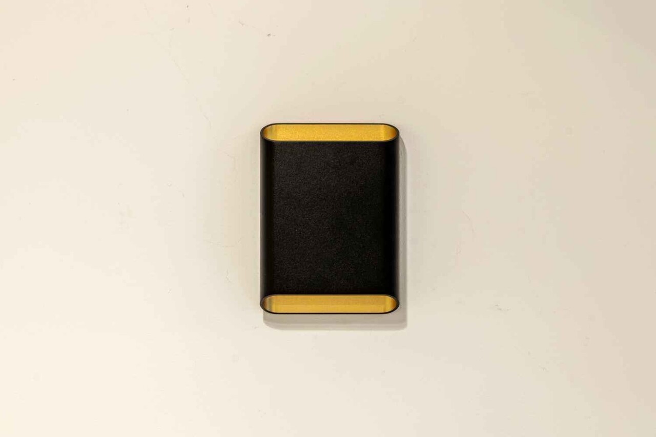 Artdelight Wandleuchte Diaz Large H 20 cm schwarz gold Artdelight Wandleuchte Diaz Large H 20 cm schwarz gold