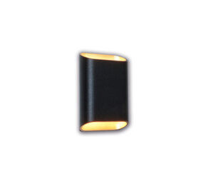 Artdelight Wandleuchte Diaz Small H 15 cm schwarz gold Artdelight Wandleuchte Diaz Small H 15 cm schwarz gold