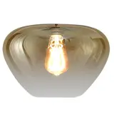 Masterlight Hängeleuchte Genua 3-Licht Ø 35 cm Bernstein Kakao