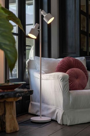 Artdelight Stehleuchte Twinkle 2 Licht H 150 cm weiß Artdelight Stehleuchte Twinkle 2 Licht H 150 cm weiß