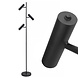 Freelight Stehleuchte Undici 3-Licht H 165 cm schwarz Freelight Stehleuchte Undici 3-Licht H 165 cm schwarz