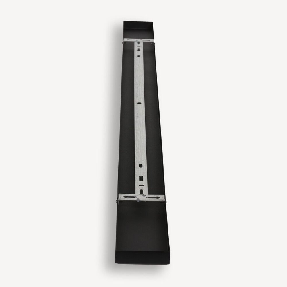 Steinhauer Deckenteller 140 x 9 cm ohne Löcher schwarz